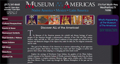 Desktop Screenshot of museumoftheamericas.com